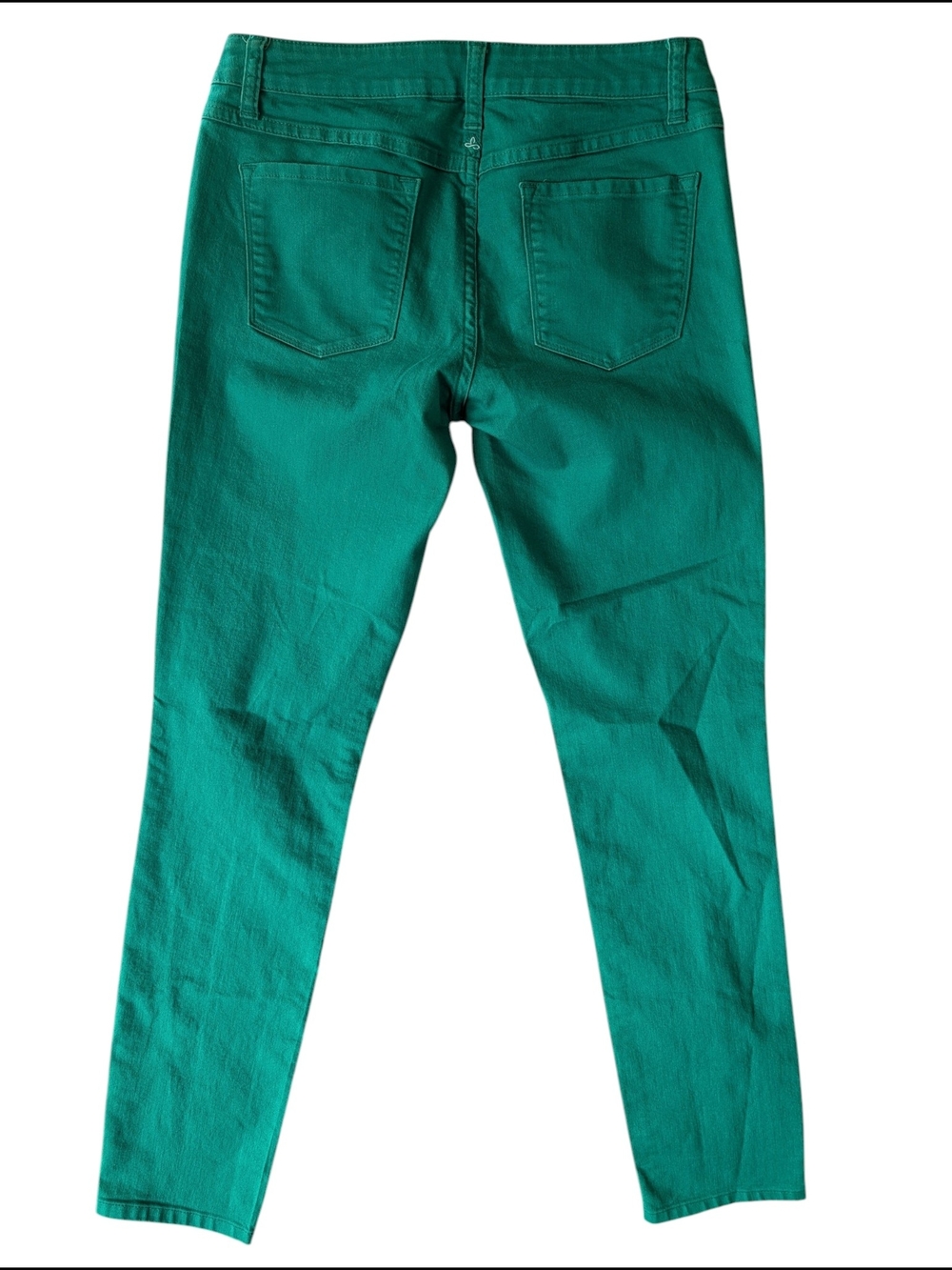 prAna Kara Jeans Outdoor Pants Green Teal Womens Size 8 Stretch Organic Cotton - Picture 3 of 8
